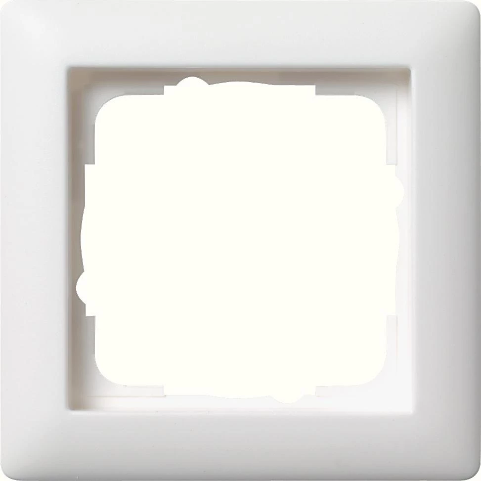  артикул 021104 название Рамка одинарная, Белый матовый, серия Standard 55