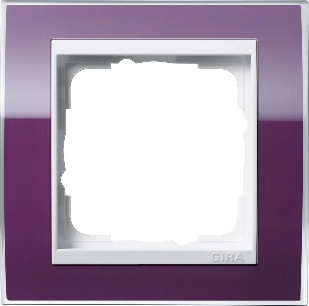  артикул 0211753 название Рамка одинарная, Фиолетовый/Белый, серия Event