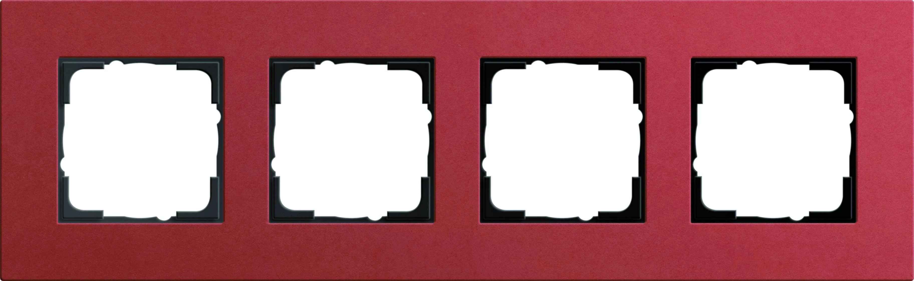  артикул 0214229 название Рамка четверная, Красный, серия Esprit